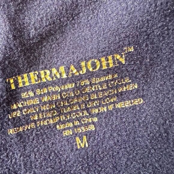 Thermajohn Women's Navy Blue Thermal Bottoms in Size Medium - Picture 6 of 8